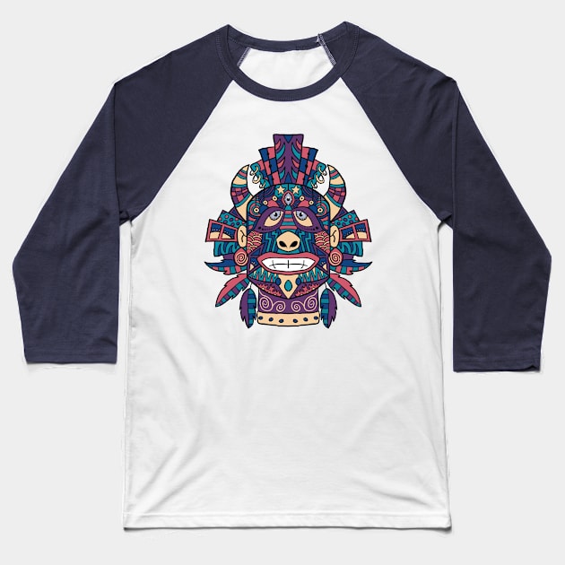 Tribal Mask Baseball T-Shirt by TylerMade